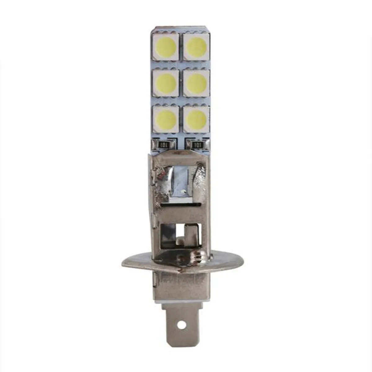 

2pcs H1 Led Fog Light Bulbs 12V 5050 12Led Super Bright Car Replacement Thin Design For Interior Exterior Use H1 Led