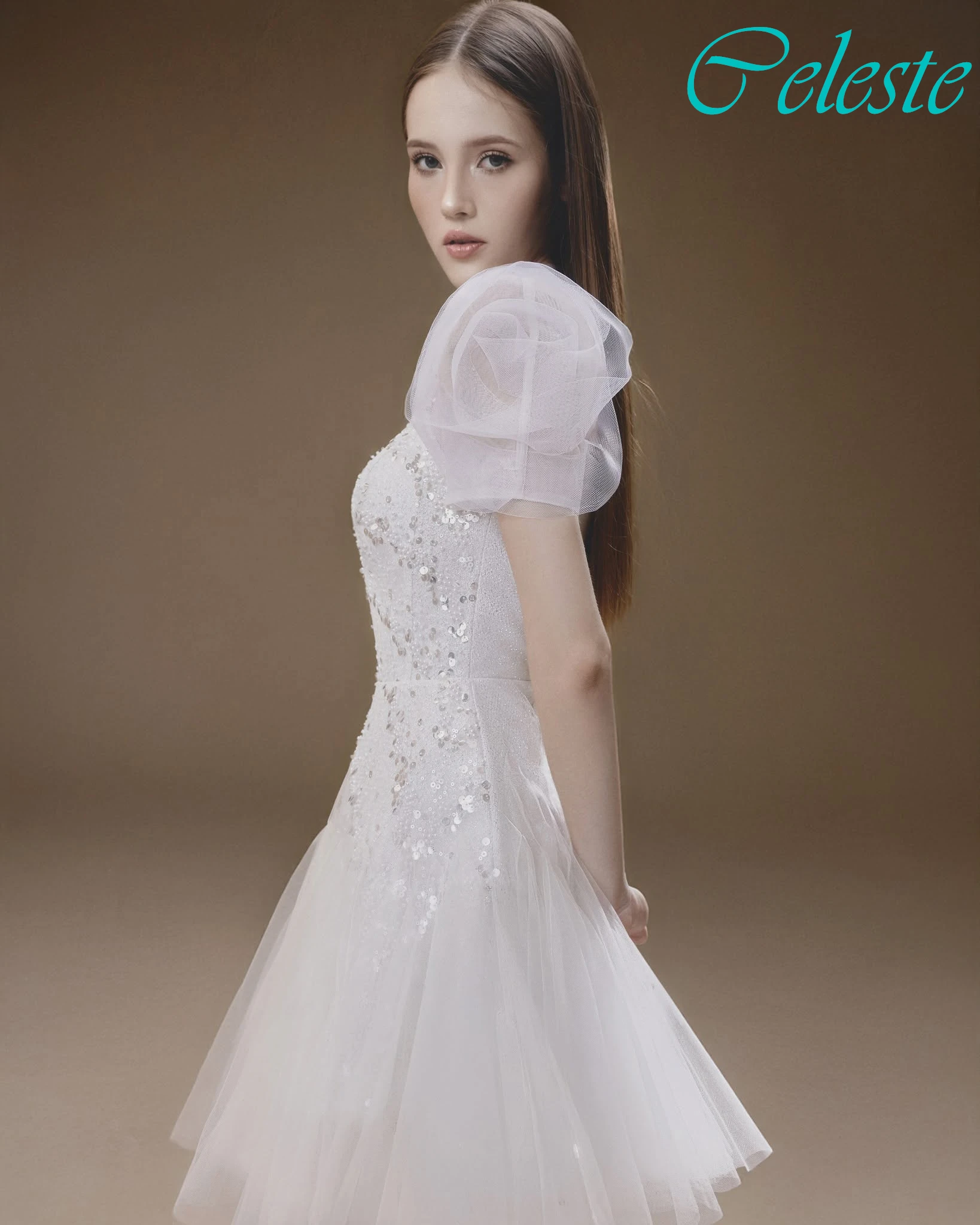 Robe de soirée trapèze personnalisée, col carré, élégante, formelle, de haute qualité, à la mode, délicate, robe de bal de tempérament