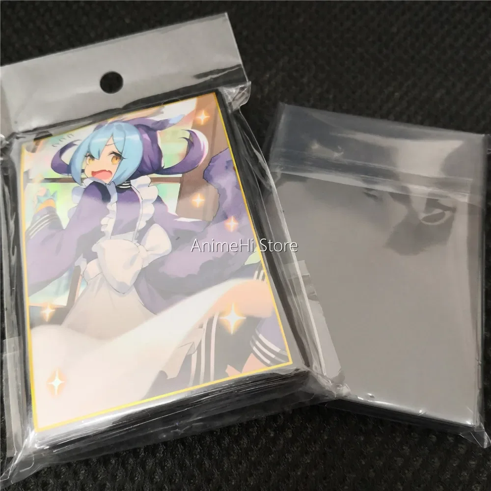 50 stuks/zak spel Yu-Gi-Oh! Wasserij Dragonmaid Kaarthoezen Anime Yugioh Holografische hoes Kaarten Beschermhoes voor cadeau