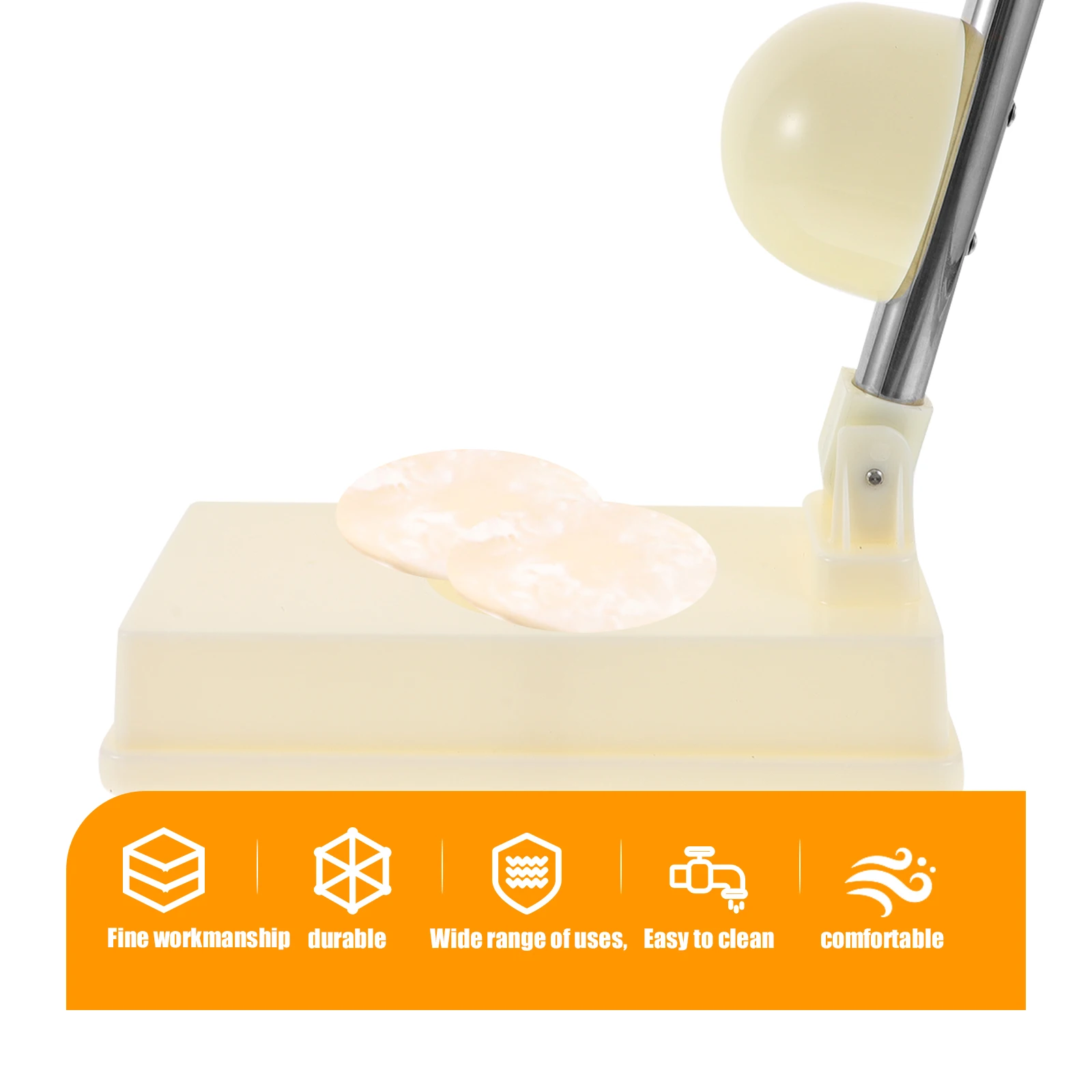 

Mould Stainless Steel ABS Dumpling Wrapper Press Kitchen Gadget Dough Tool Large Flat Practical Housewarming Gift