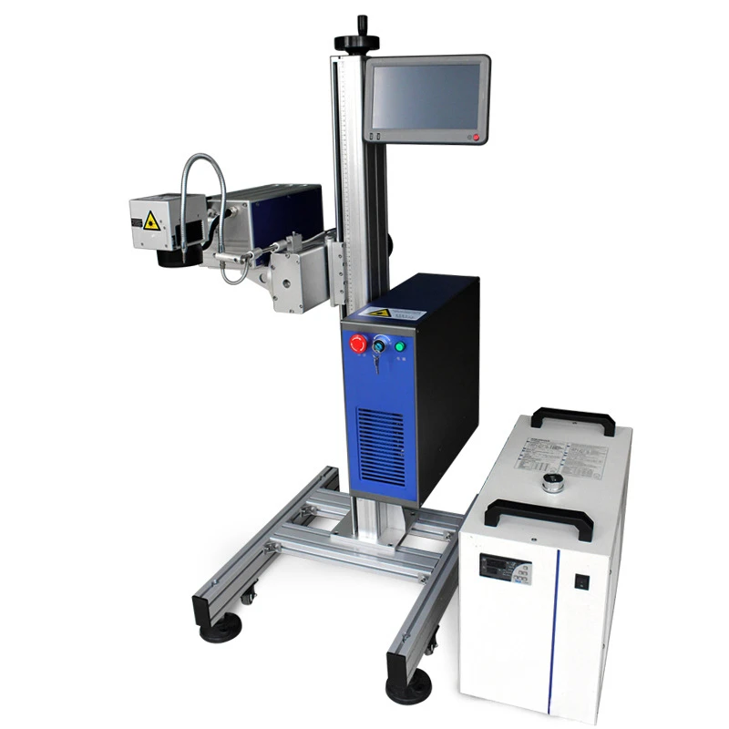 UV Laser Flying Bottle Engraving Date Plastic Bag Mask Marking Machine Assembly Line Coding Machine - Image 4