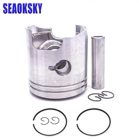 12110-93130 piston and Piston Std kit For Suzuki Outboard Mortor DT9.9 DT15 59mm STD 12110-93130 12110-93111 boat engine parts