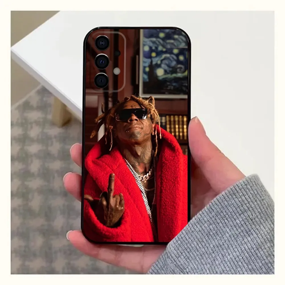 Rapper L-Lil W-Wayne Phone Case For Samsung Galaxy A13,A21s,A22,A31,A32,A52,A53,A71,A80,A91 Soft Black Cover