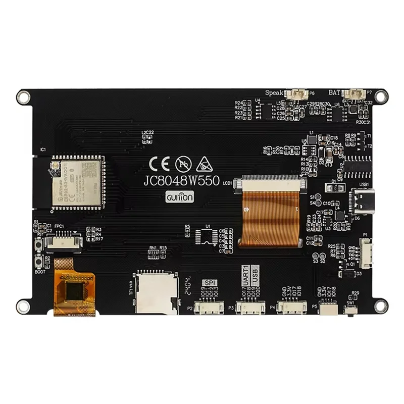 【Compre tudo!】 Placa de desenvolvimento ESP32 integrada com tela sensível ao toque de 5 polegadas Módulo de exibição LCD de 5 polegadas