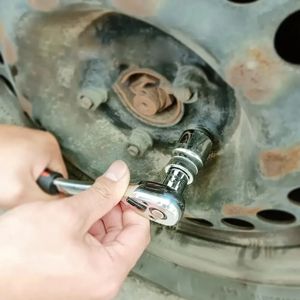 

Ratchet Wrench Socket Converter Set Chrome Vanadium Steel 6pcs Drive Adapter Reducer for 124 138 312 Compatible Tools