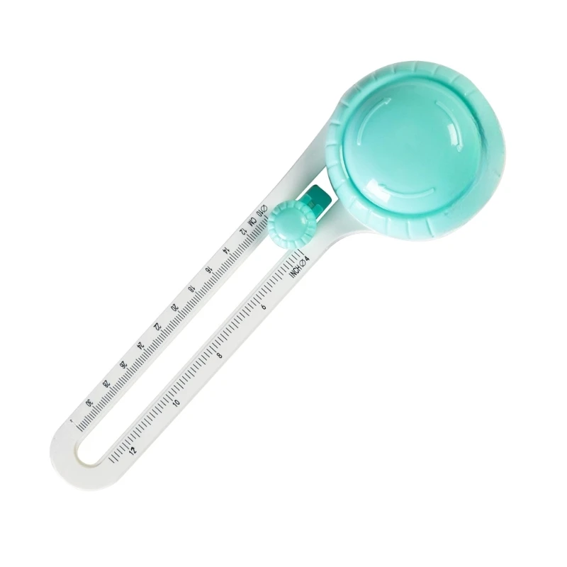 M17B ペーパーカッターラウンド切削工具クリア測定マーク 360 度回転クリアスケールスライドラウンドペーパートリマー