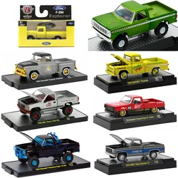 1/64 M2 Machine Chevrolet Alloy Car Model Toys Diecast Vehicle Miniature Truck Pickup For Hotwheels Kids Toys Collection Gifts