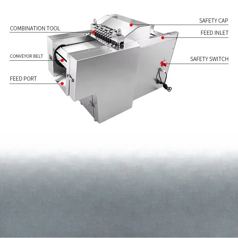 Factory Direct Sale Commercial Frozen Meat Slicing Machine Lamb Beef Slicing Machine Meat Cutting Block Machine