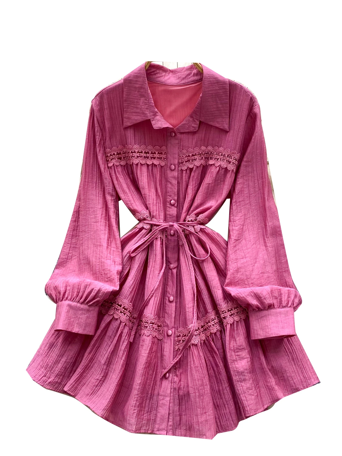 تنورة نسائية أنيقة بحزام طويل من الدانتيل Sve irt Dr تنورة على شكل حرف a عالية الخصر كورية Sle للتنقل الصيفي Faion