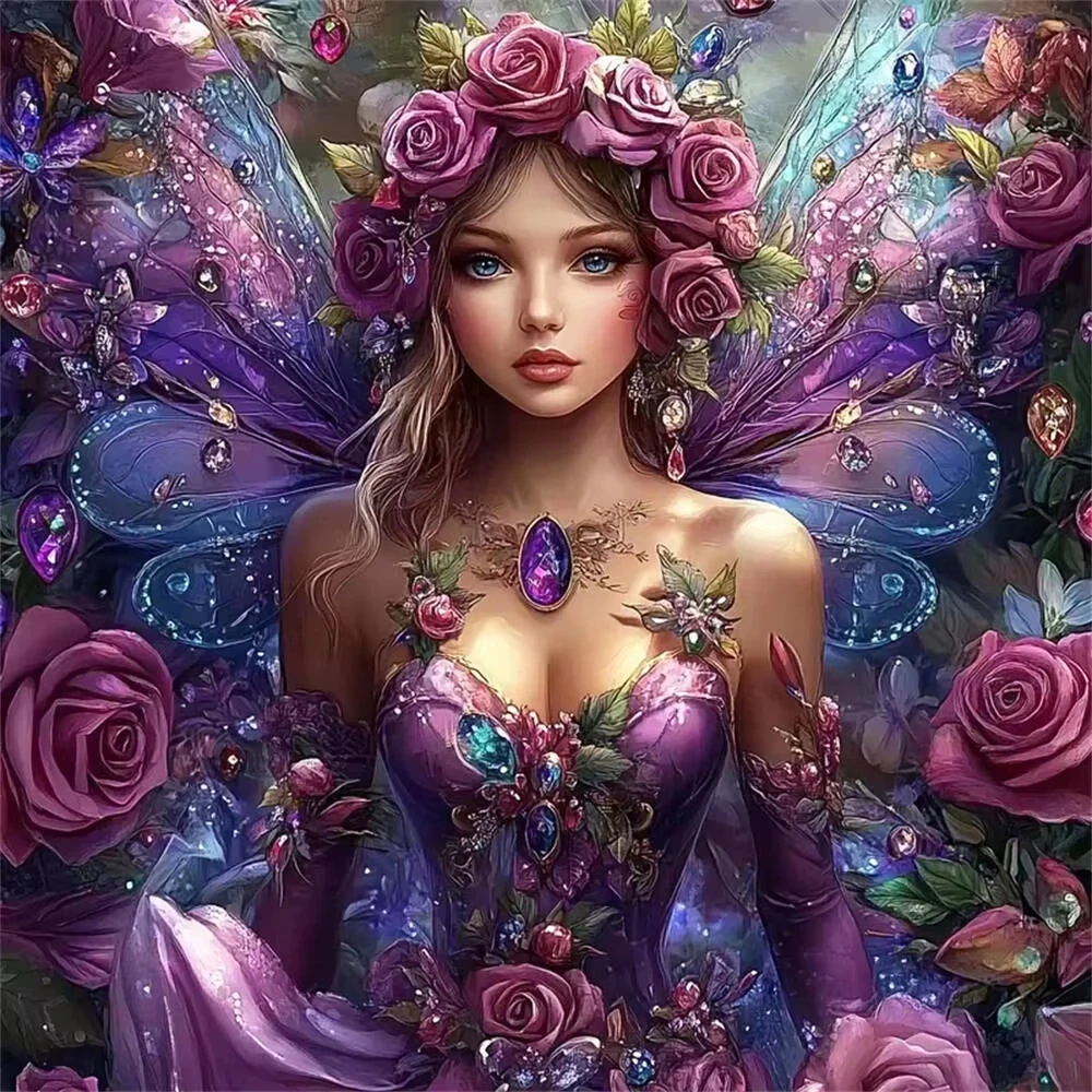 

Floral Elf 500PCS/1024 PCS Jigsaw Puzzles Portrait Relaxing Family Activity Games for Living Room Home Decor Gift