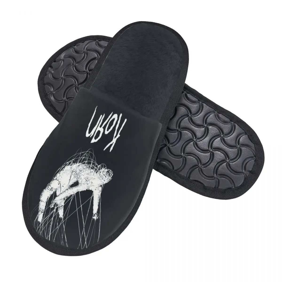 Custom Heavy Metal Music Rock Roll Comfort Scuff With Memory Foam Slippers Women Band Kornes Spa House Shoes