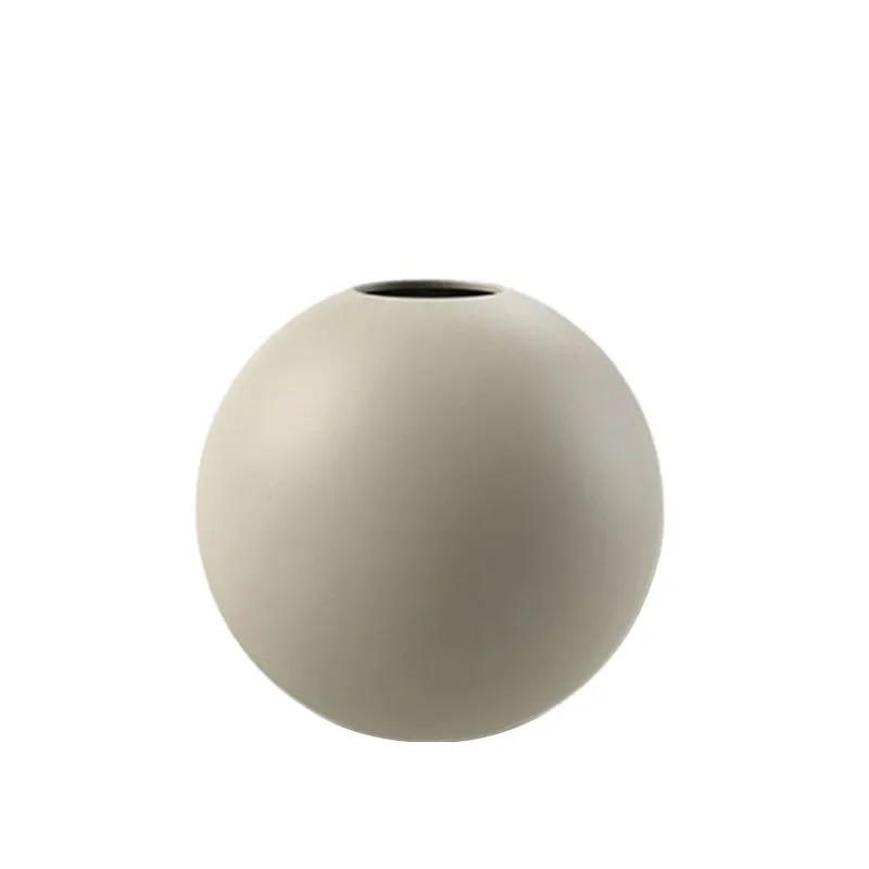 

Nordic Morandi spherical vase, entrance living room model room coffee table decoration