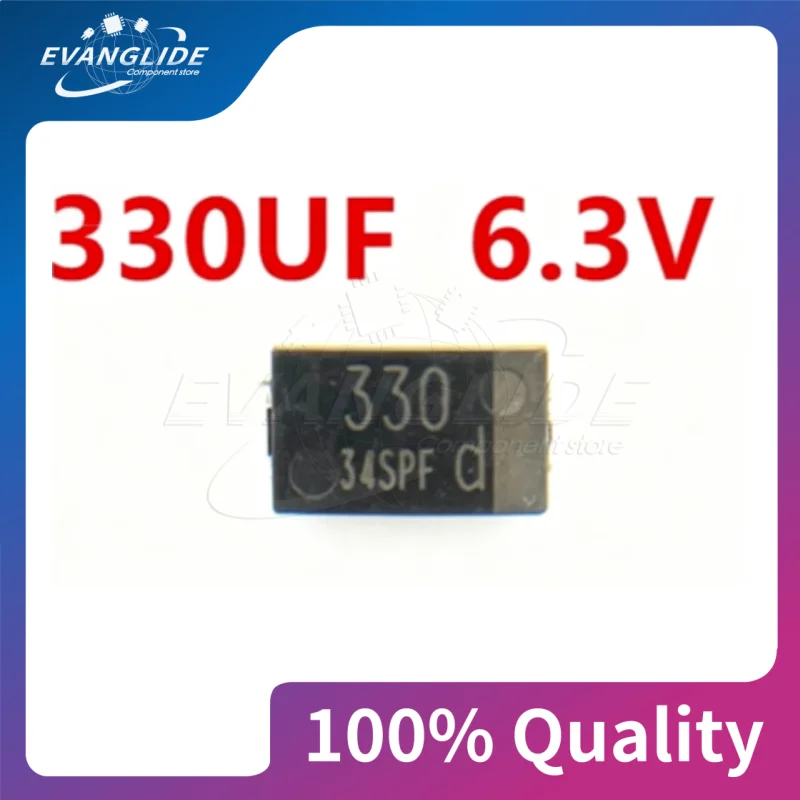 10-100 PCS 470UF 6 3V 330UF 470UF 6.3V Type D surface mount tantalum capacitor