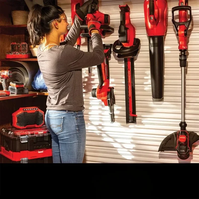 20V MAX Cordless Leaf Blower Kit with Battery & Charger Included Red