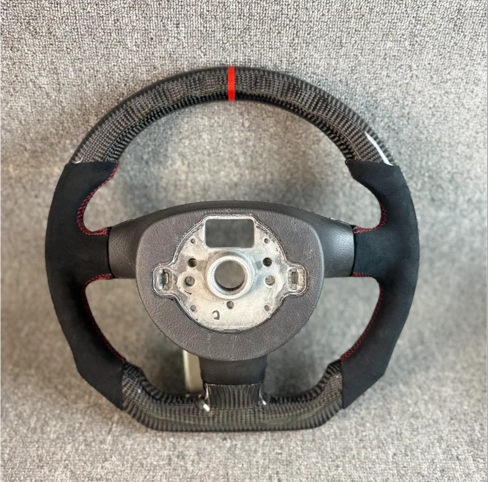 Custom Replacement Real Carbon Fiber Steering Wheel for VW Volkswagen Golf 5 Jetta Mk5 GTI R32 EOS Passat B6 Bora