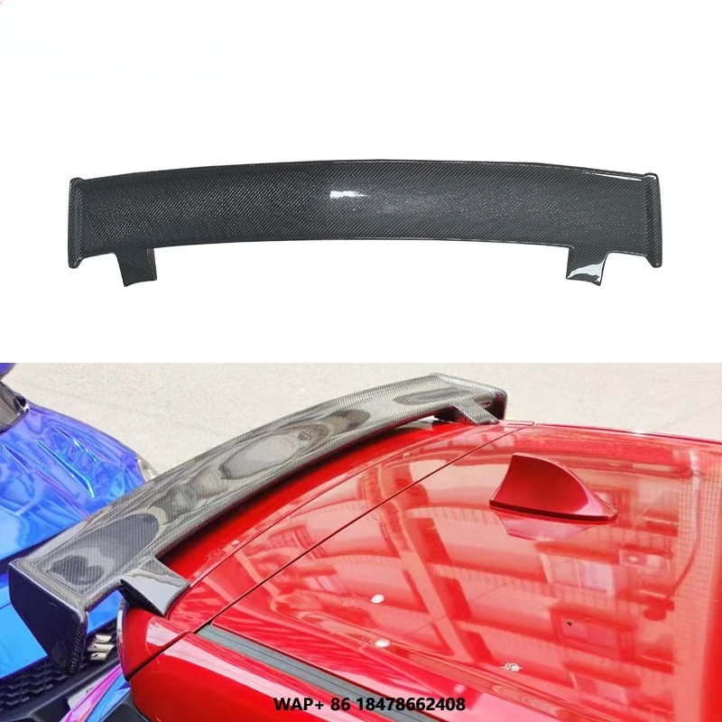 

Carbon Fiber SW Style Swift Rear Wing for Suzuki Swift ZC33S Rear Trunk Spoiler Lip Guide Wing Lip Rear Wing 2017-2021