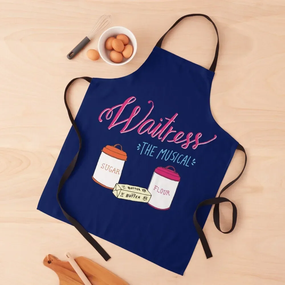 

Sugar Butter Flour - Waitress the Musical - Broadway, West End Apron bib Kitchen accessories Things For Kitchen Apron