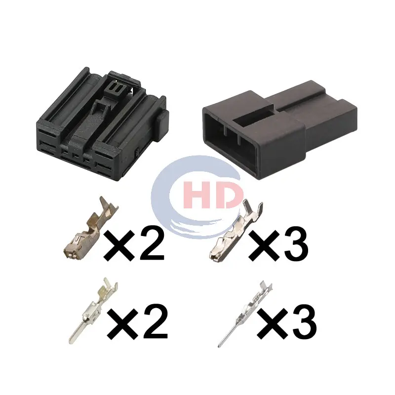 

1-20 sets 5-Pin Ventilated Seat Motor Harness Socket with Terminals HD052A-0.6-3.5-11 1379217-1