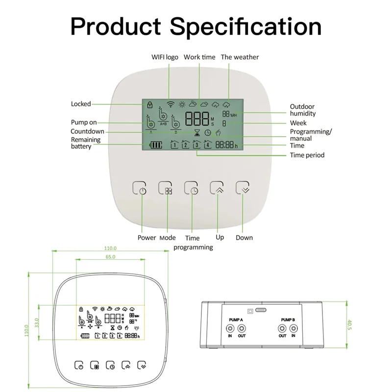 [ABFI!】 Tuya Wifi Smart Watering Machine Automatic Micro-Drip Irrigation System Plants Controller System Alexa Tool