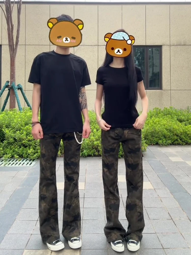 

Американские джинсы-карго в стиле High Street для мужчин, летние, тонкие, прямые, с эффектом похудения, с низкой посадкой, на молнии