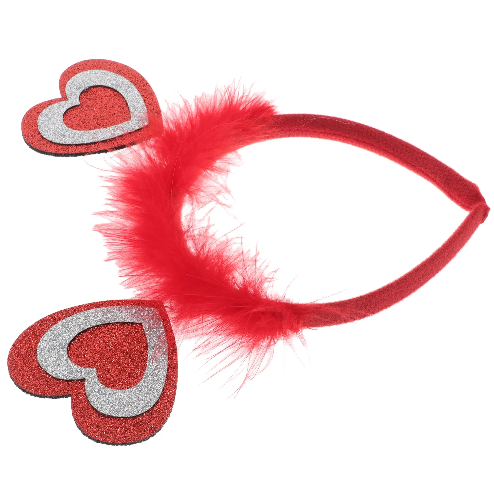 

Heart Plume Valentines Headband Romantic Hair Wedding Party Photo Dress Up Headband Women Hair Headbands Women Headbands Fashion