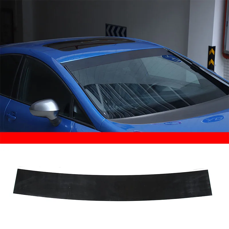 

PVC Car Front Window Windscreen Visor Banner Strip Tirm Sticker For SEAT Leon León Mk2 1P 2008-2012 Car Accessories