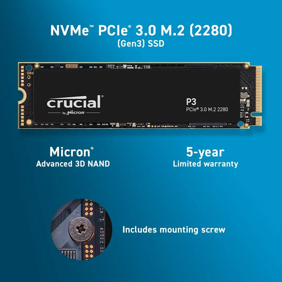 Crucial P3 4TB M.2 PCIe Gen3 NVMe SSD Review: The Ultimate Upgrade