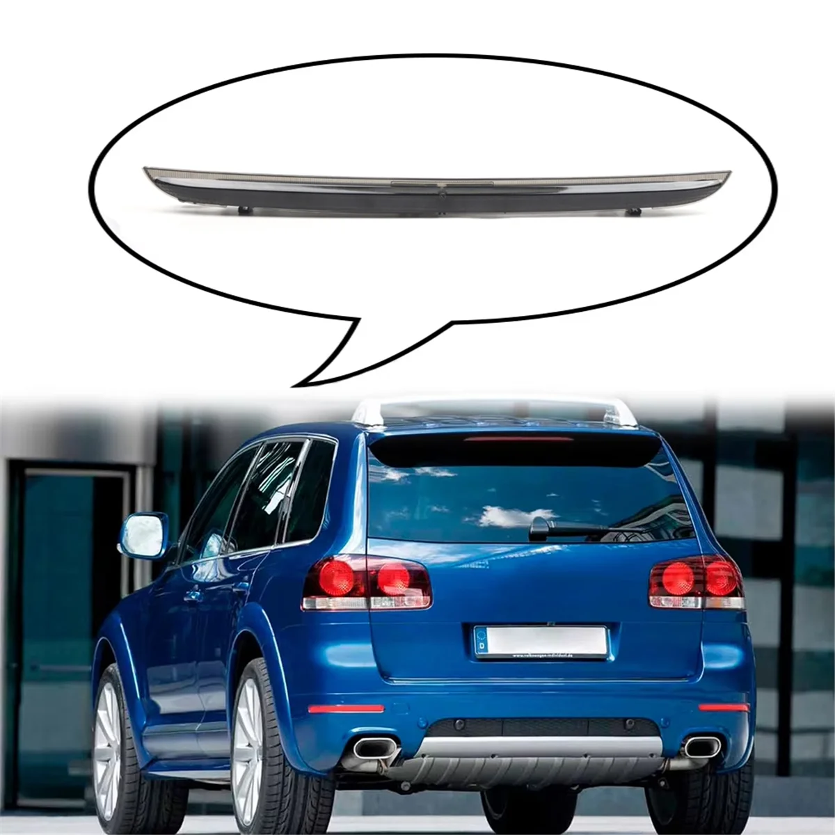 

Для VW Touareg 2004-2010 3-й стоп-сигнал с высоким креплением стоп-сигнал 7L6945097B 7L6945097C