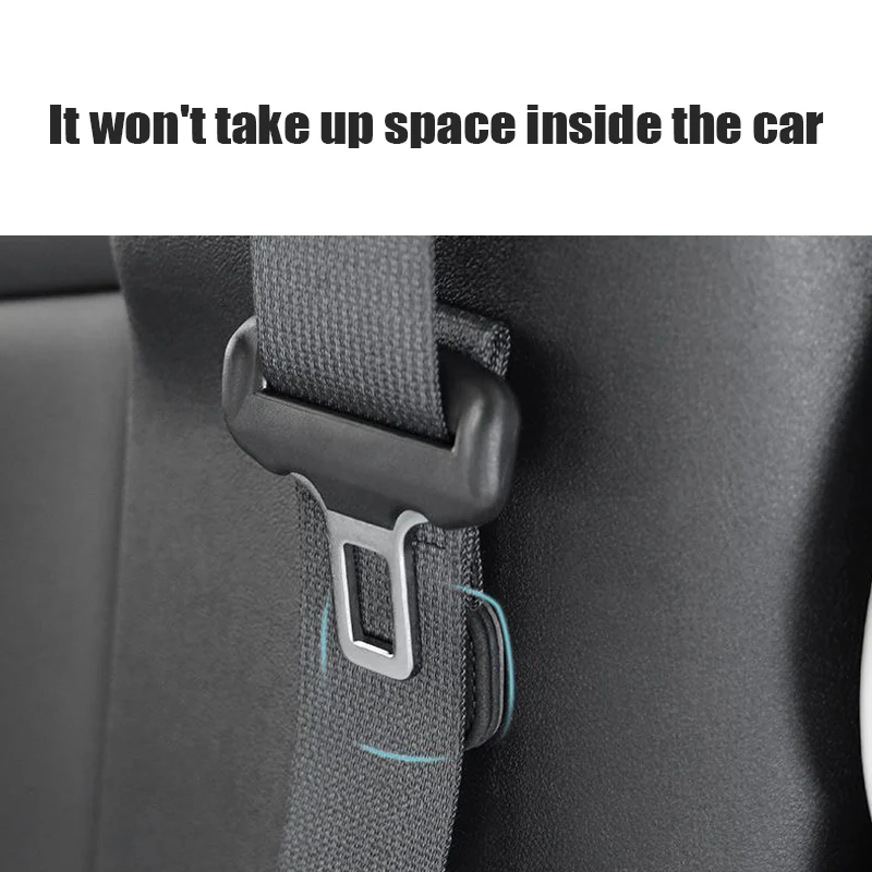 Suede Magnetic Suction Car Seat Belt Fixing Clips Auto Belt Holder Stabilizer Fastener Adjustable Clip Seatbelt Stopper image 6