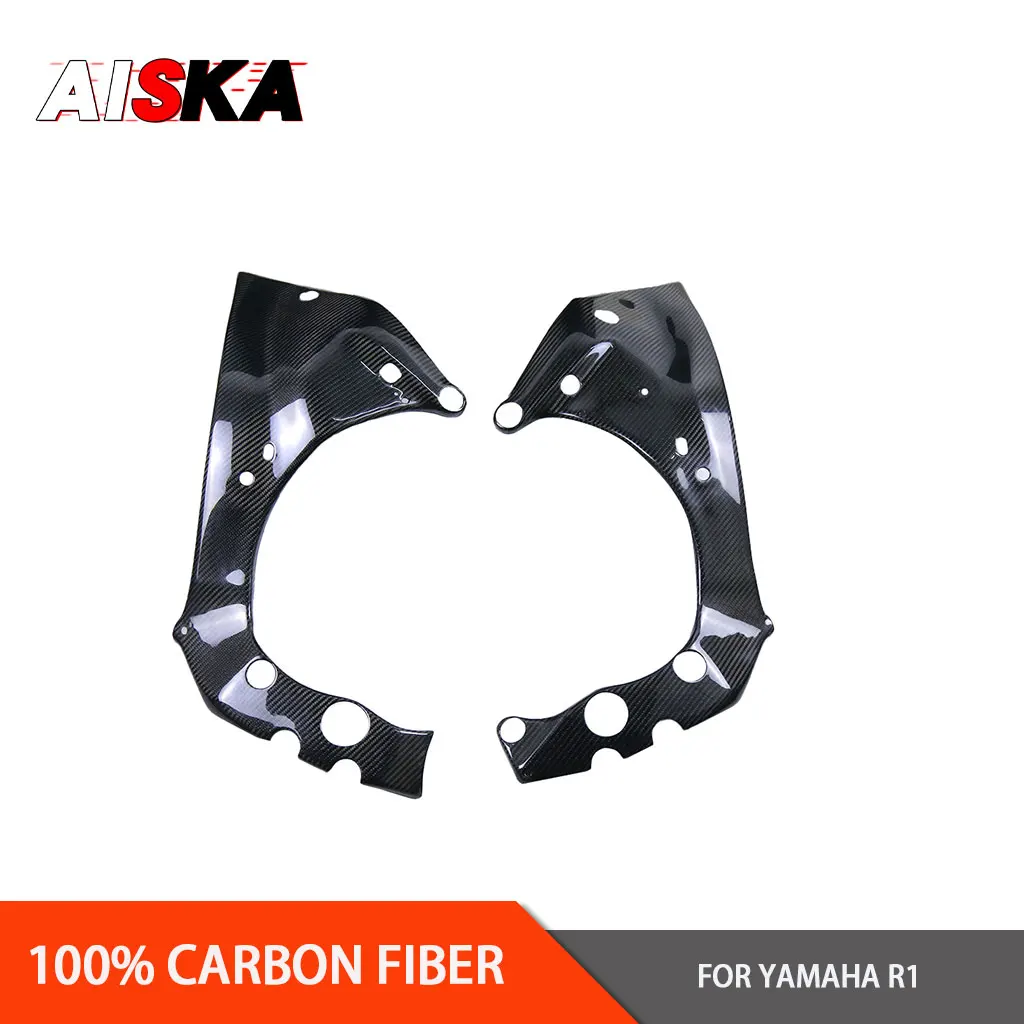 PURE CARBON FIBER Motorcycle Modified Parts Frame Covers Protectors  Fairings for Yamaha YZF R1 R1M  2015 - 2024