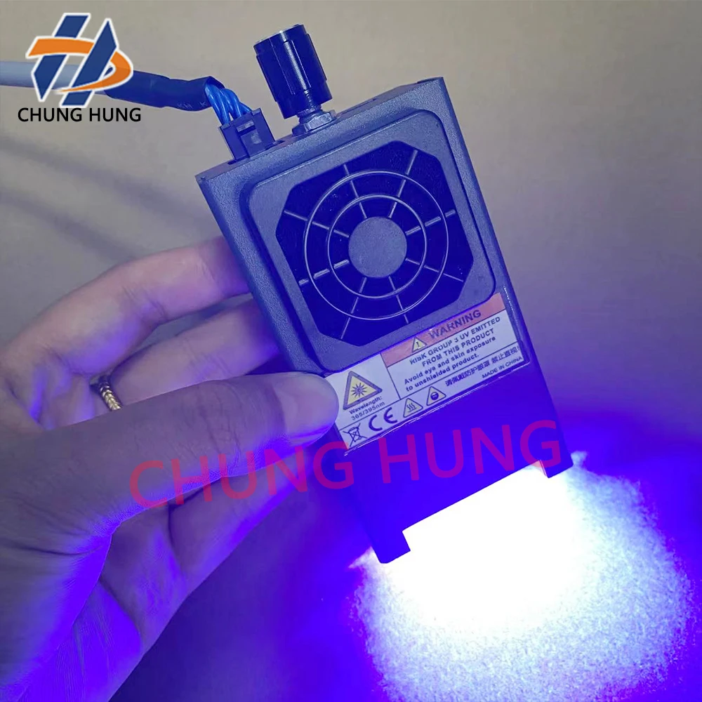 

Лампа для УФ-отверждения чернил с вентиляторным охлаждением, 395 нм, 365 нм, для УФ-LED планшетных принтеров, линейный источник света