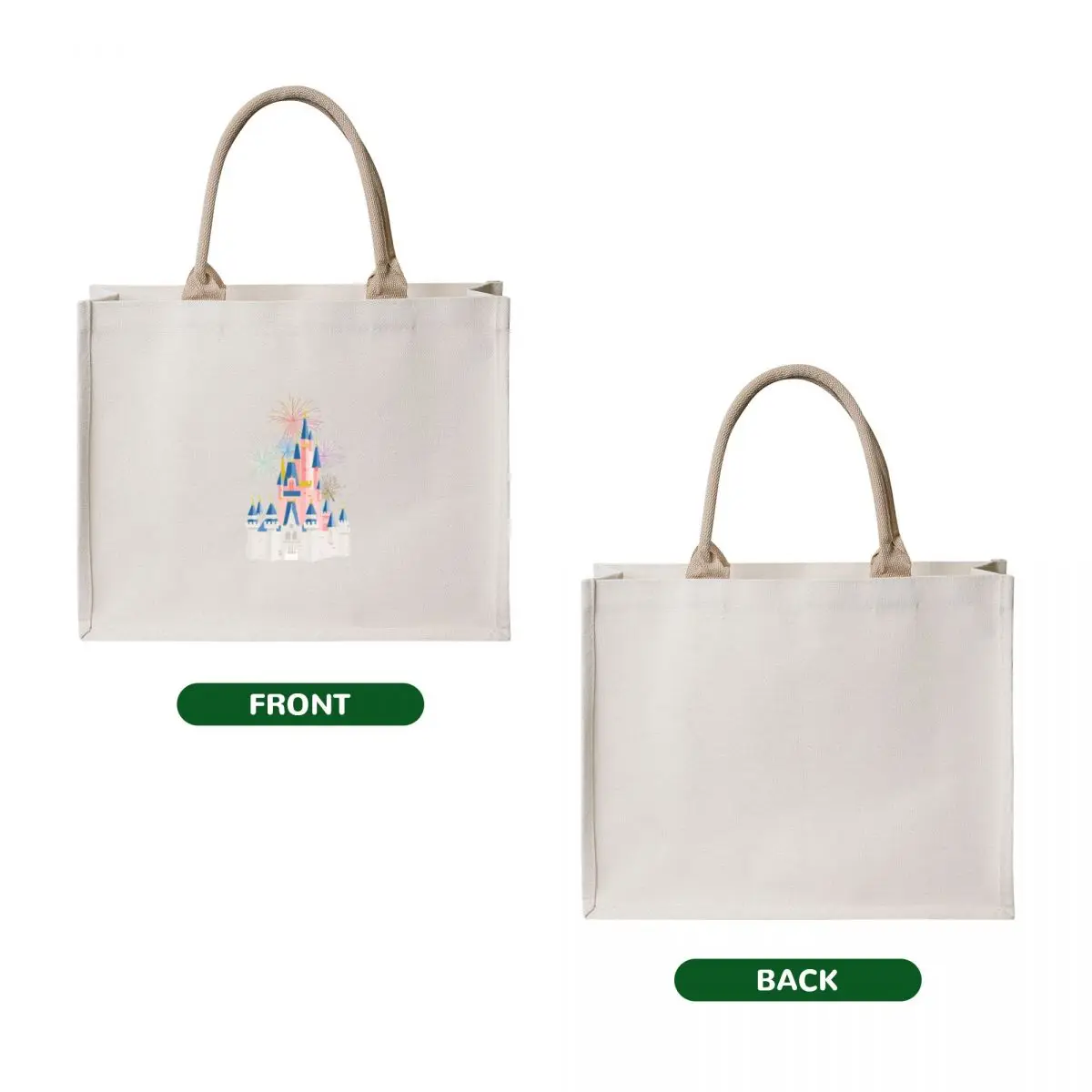 Fairytale Castle Tote Bag Handbags eco pack Shopper handbag tote bag woman