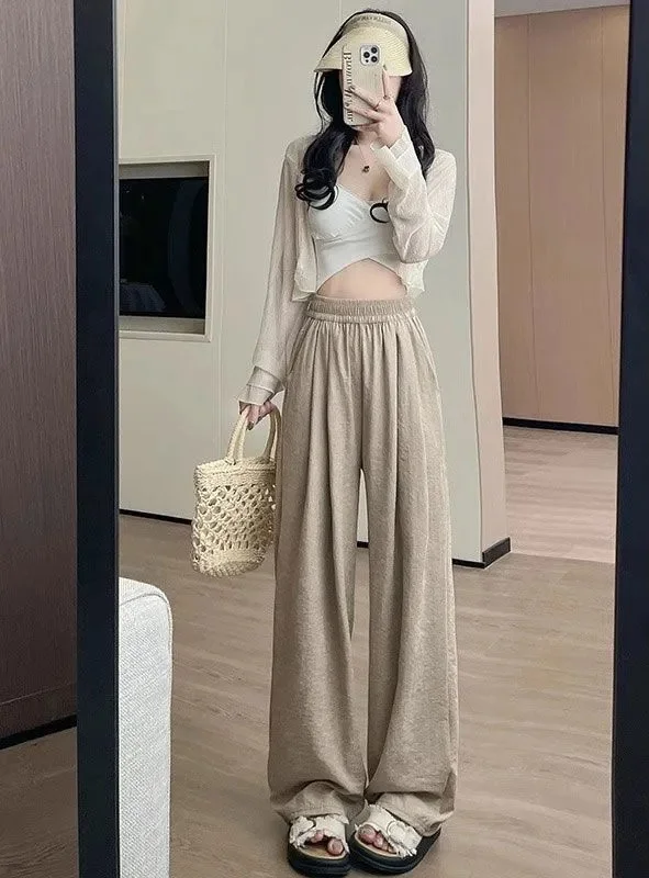 

Широкие брюки для офиса, женские осенние спортивные штаны, вельветовые профессиональные женские брюки с вертикальным жаккардом, уникальная вышивка в стиле ретро