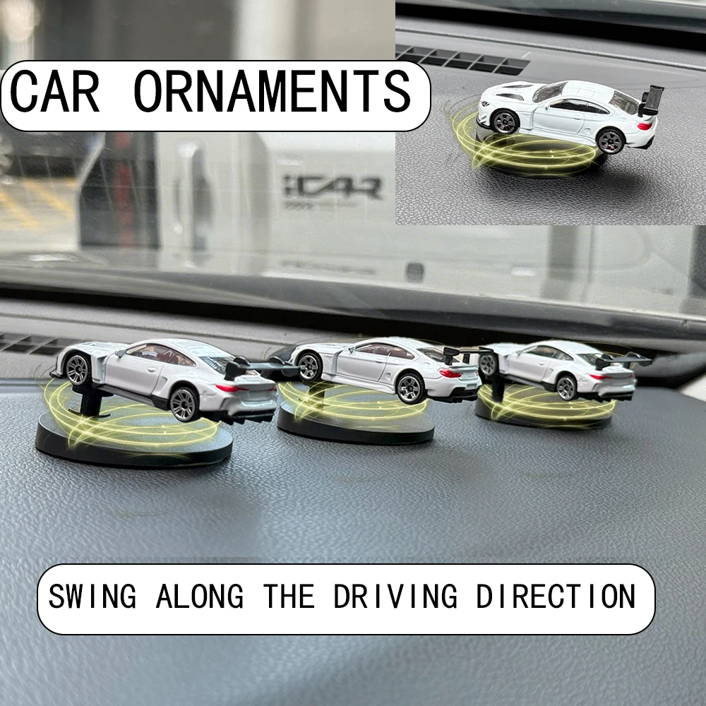 

Car Drift Rotating Ornaments Auto Dashboard Turning Racing Model Deco Car individuality Center Console Decoration For M4 M4GT3