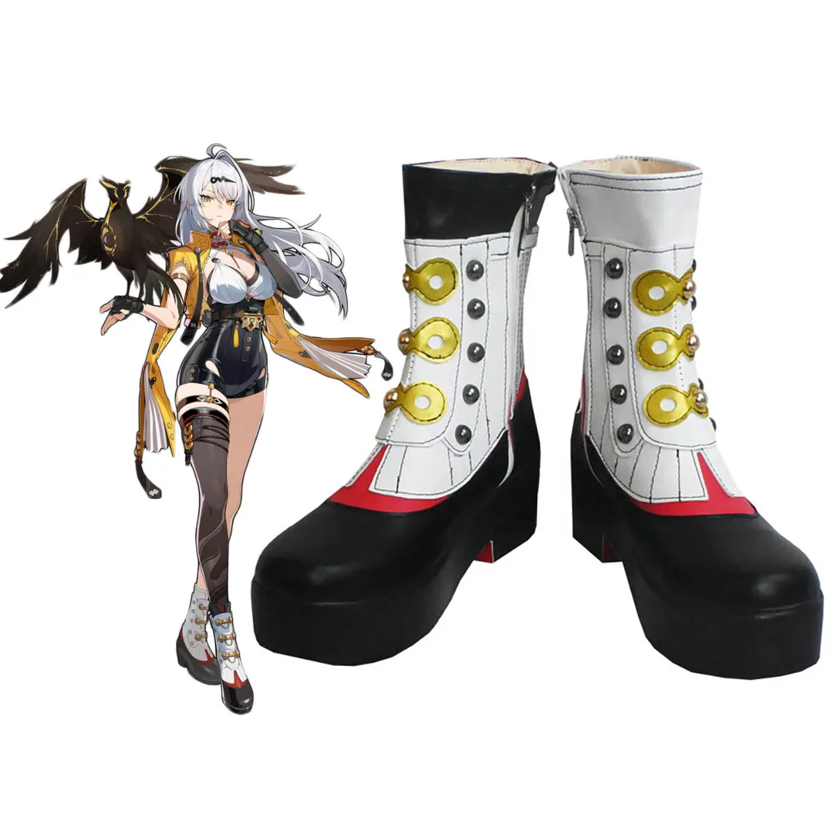 

Zenless Zone Zero Yixuan Cosplay Shoes Customized Leather Boots Any Size