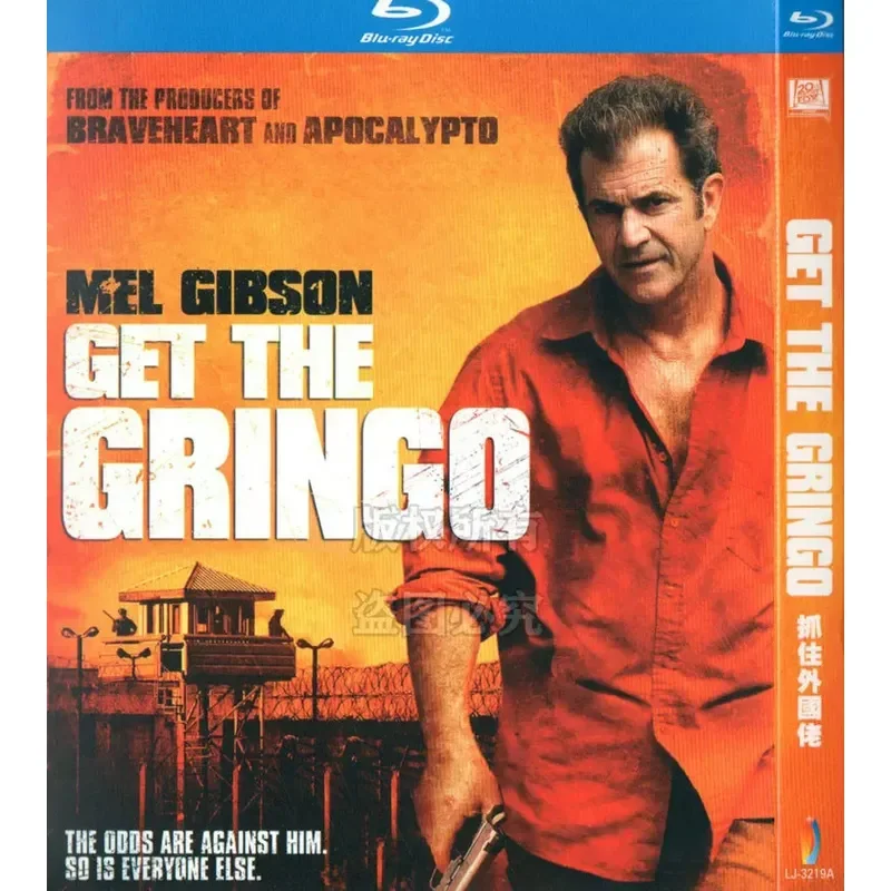 American action crime movie, Catch the Gringo BD Blu-ray 1080p high definition 1 disc