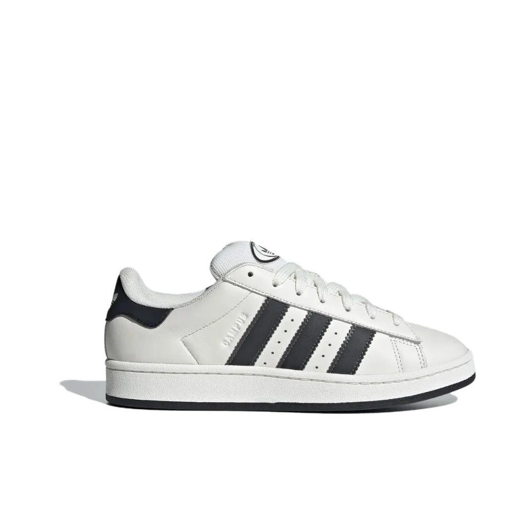 Adidas white and black colorway CAMPUS 00s men's and women's comfortable casual low-top board shoes Non-slip and wear-resistant