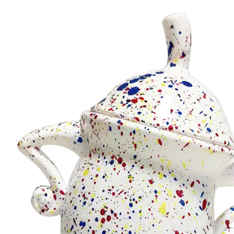 

ABKO-2X Canister With Attitude,Fun Airtight Kitchen Storage Canisters,Cute Food Storage Tank With Airtight Lid White