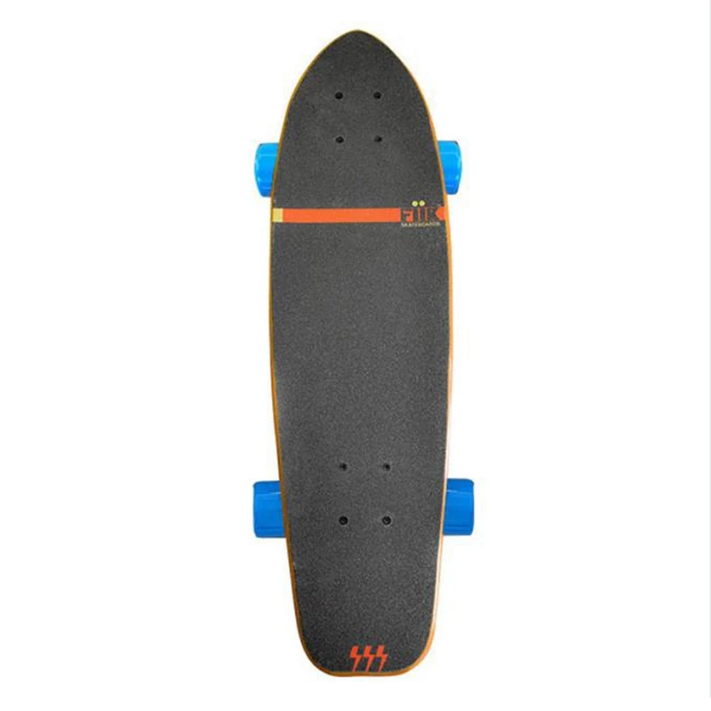 

NEW-Skateboard 67.5X11x19cm Mini Cruiser Board Bamboo Aluminium Alloy Skateboards Retro Peny Skate Board Street Longboard