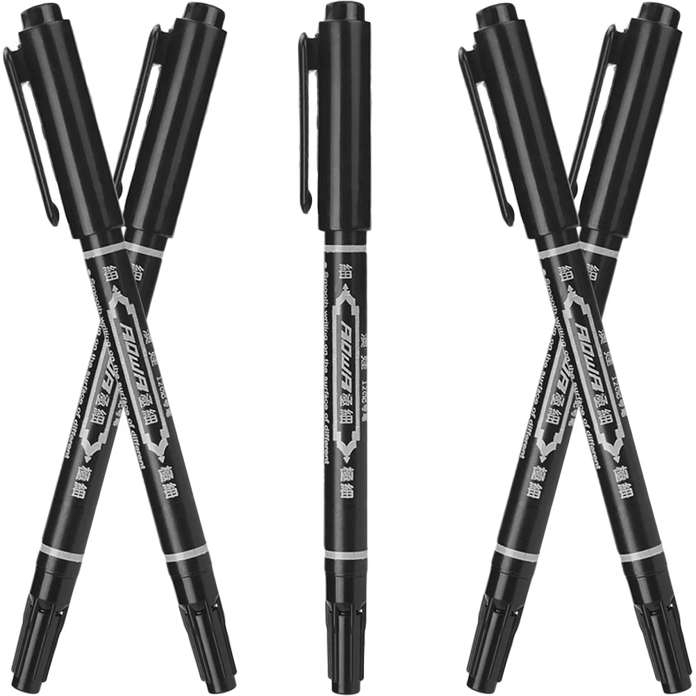5Pcs Tattooing Pen Professional Eyebrow Lip Mapping Tool Waterproof Skin Marking Pen for Microblading Positioning Design