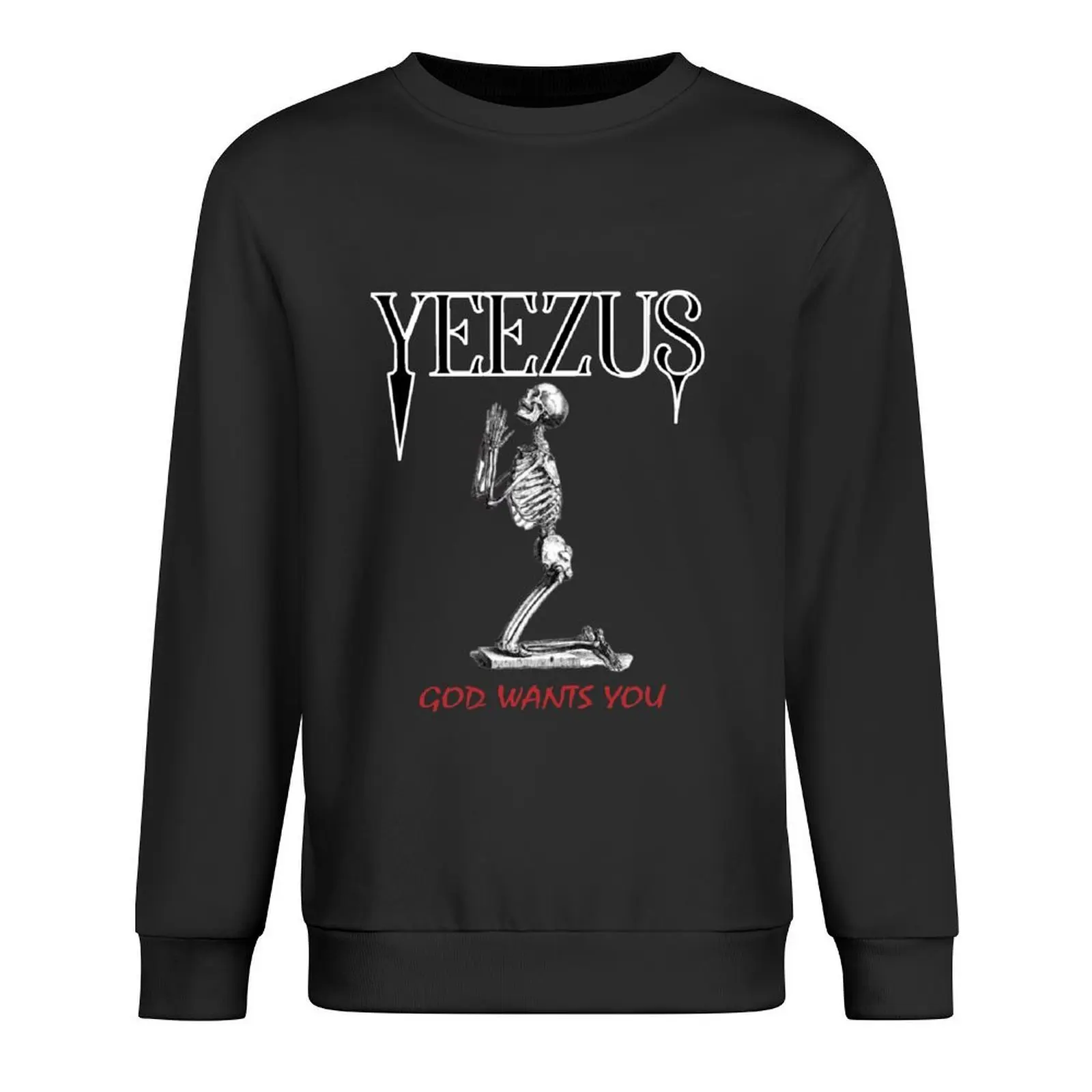 Yeezus skeleton Pullover mens clothes men wear autumn men's coat hooded sweatshirt