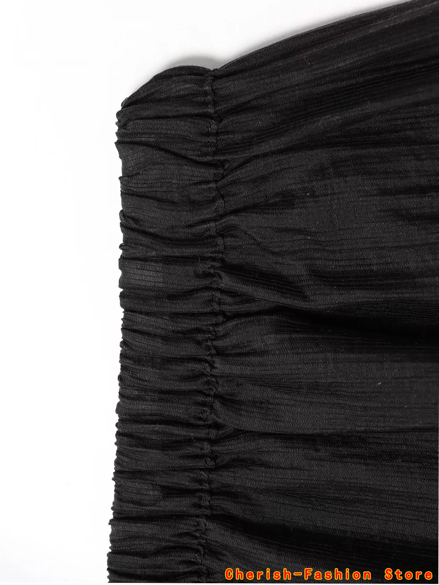 Vintage Fashion European and American Style Autumn New Loose Fluffy Pants Chic Cuff Casual Pants Trousers Mujer Holiday Boho Hot