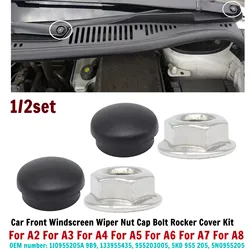 Car Front Windscreen Wiper Nut Cap Bolt Rocker Cover Kit 1J0955205A 9B9, 133955435, 955203005, 5KD 955 205, 5N0955205 Accessorie