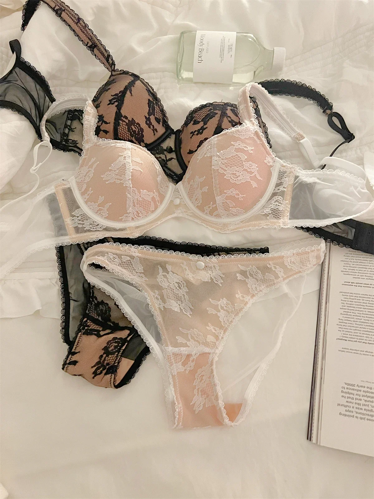 

Атласное сексуальное нижнее белье Pure Desire, кружевная ниша, выдолбленное со стальным кольцом, верхняя поддержка, популярный женский бюстгальтер, нижнее белье, бюстгальтеры