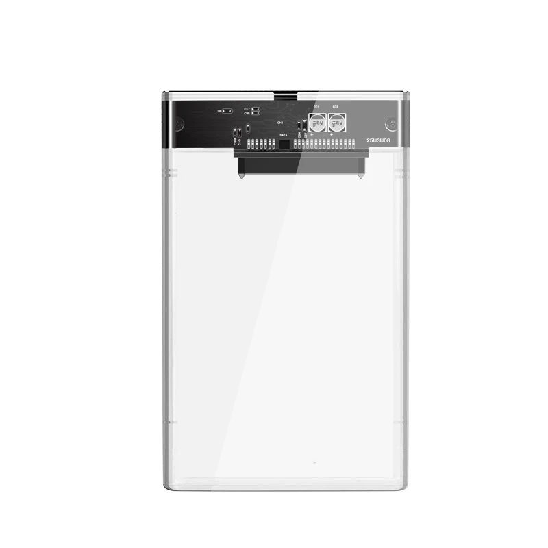UTHAI TM05 Type-C صندوق شفاف HDD الضميمة 3.1 دفتر 2.5 بوصة SSD الحالة الصلبة الميكانيكية المحمول صندوق القرص الصلب USB3.1