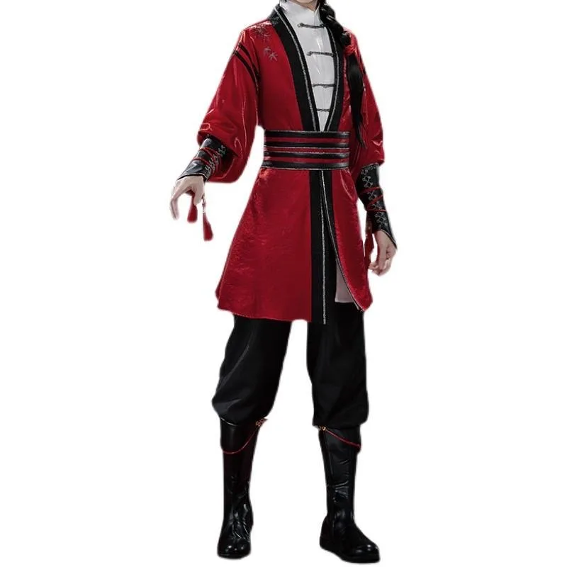 Serie de TV china TGCF Tian Guan Ci Fu Xie Lian Hua Cheng disfraz de Cosplay Hua Cheng Cos vestido Hanfu conjunto completo 2052