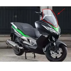 J 125/300 Motorcycle Scooter Bike 4MM 57CM/65CM/70CM Front Windscreen Windshield Wind Glass Deflector For KAWASAKI J125 J300
