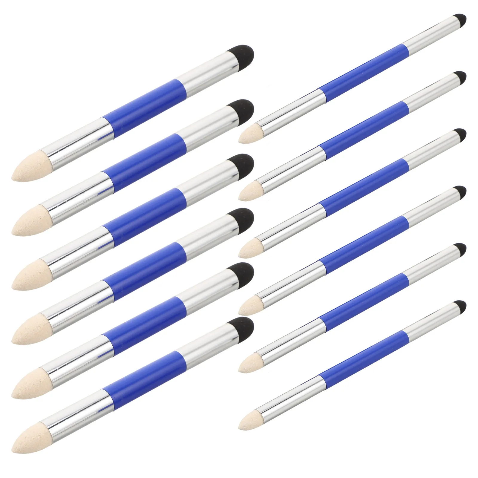 12Pcs Pastel Art Sponge Pen Dual Tip Soft Washable Blender Pen for Artist Highlight Shadow Sketch Rubbing Drawing Tools