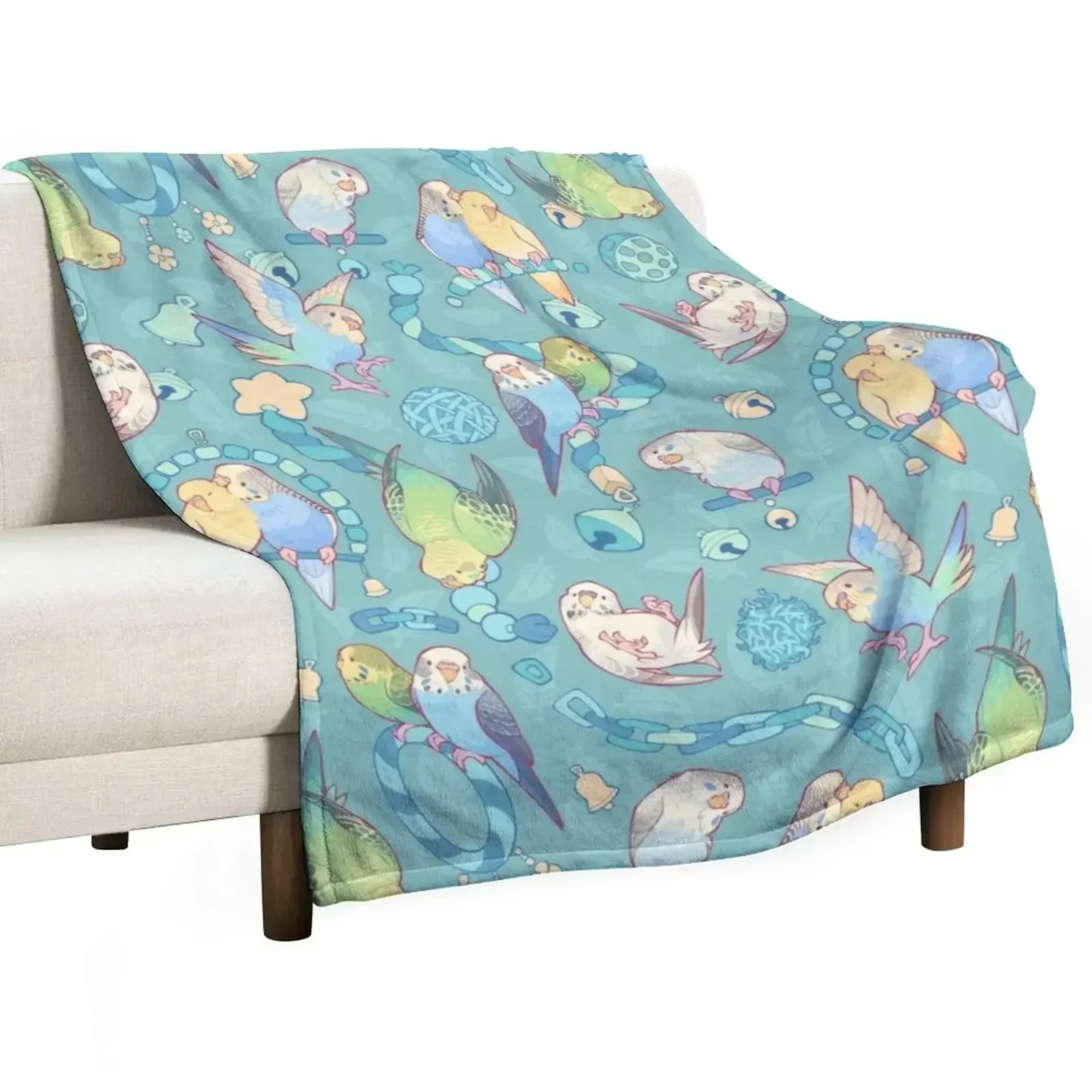 Budgie bunch bubblegum ice cream flavored Throw Blanket Plaid Blankets Sofas Of Decoration Blankets