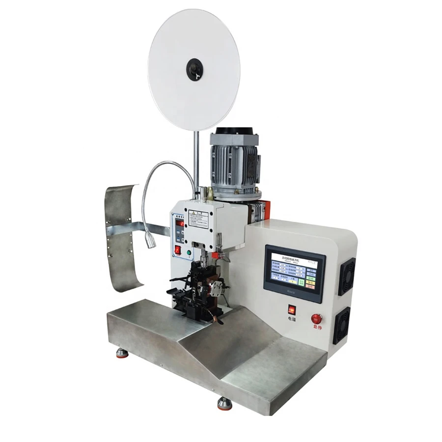 JCW-2TE Automatic Flat Cable Splitting Crimping Machine Ribbon Wire Harness Crimping Terminating Machine